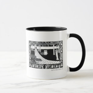 La Beale Isoud bei freudigem Gard, Illustration Tasse