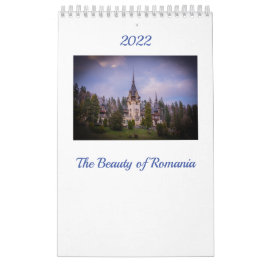 La beauté de la Roumanie, Calendrier d'une page