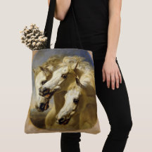 La beauté des chevaux Sac en tissu d'art