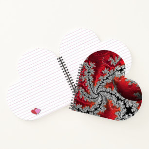 La beauté des Mandelbrots Heart Spiral Carnet