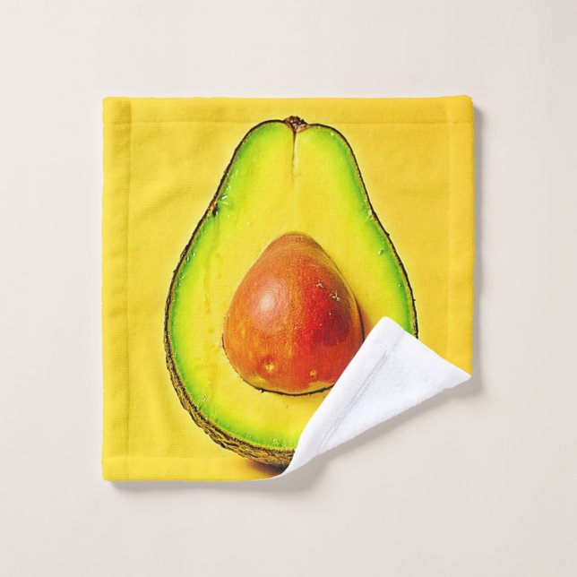 La beauté d'une conception d'Avocado saine (Gant de toilette)