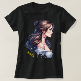 La beauté et le T-shirt Beast Couple