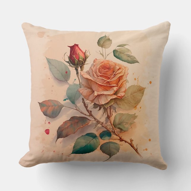 La beauté éternelle du Coussin Rose (Recto)