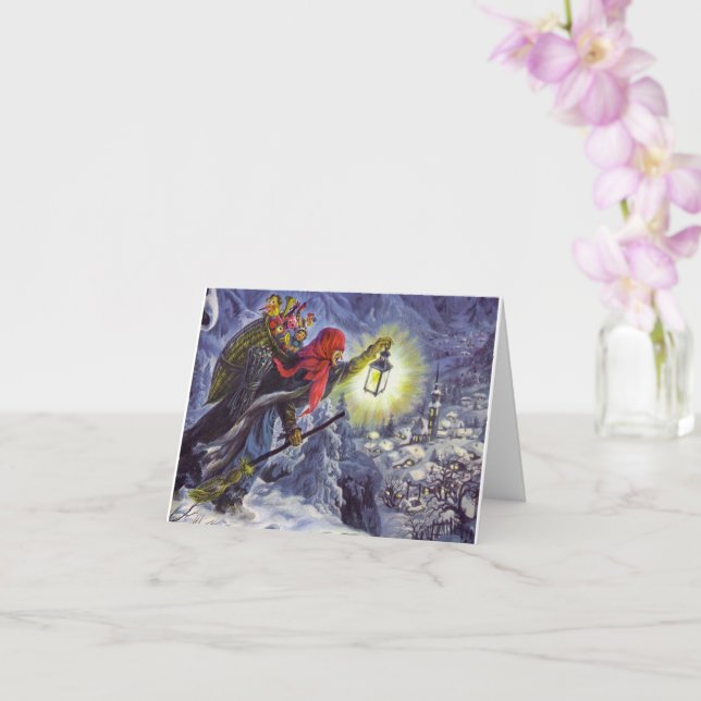La Befana Card Italienischer Text Karte (Orchidee)