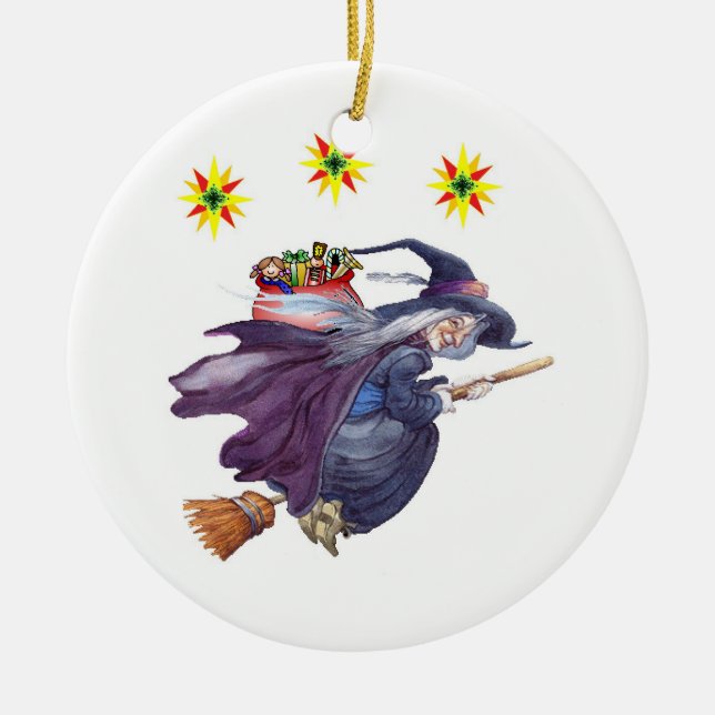 La Befana Keramik Ornament (Vorne)