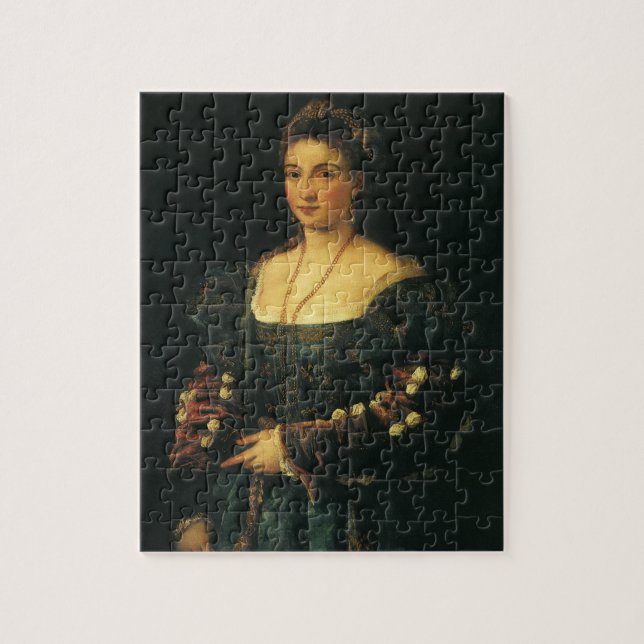 La Bella, Herzogin von Urbino von Tizian (Vertikal)
