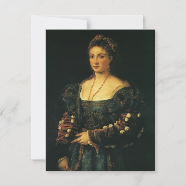 La Bella, Herzogin von Urbino von Tizian (Vorderseite)