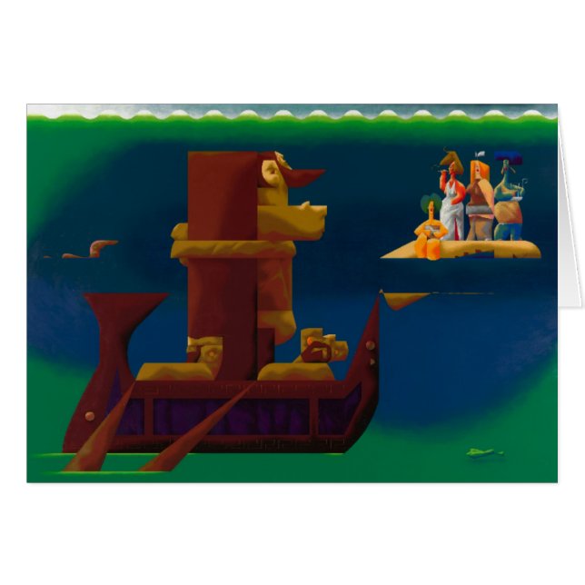 la belle chanson - carte vierge (Devant horizontal)