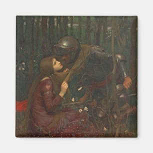 La Belle Dame Sans Merci, 1893 (Öl auf Leinwand) Magnet