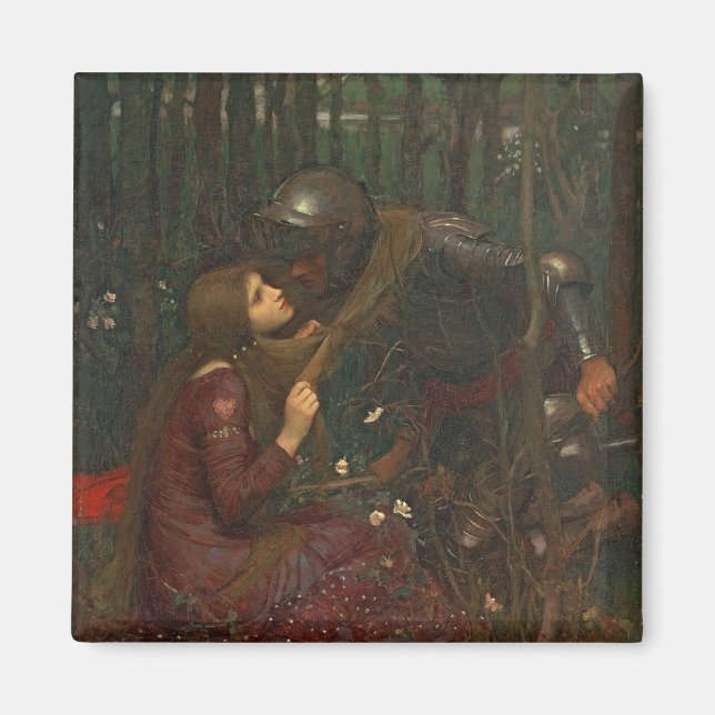 La Belle Dame Sans Merci, 1893 (Öl auf Leinwand) Magnet (Vorne)
