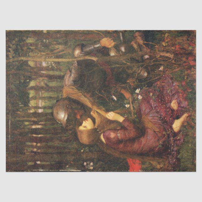 La Belle Dame sans Merci, by J W Waterhouse Seidenpapier (Vorderseite)