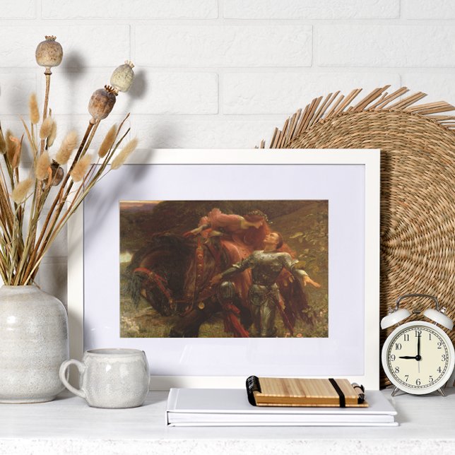 La Belle Dame sans Merci by Sir Frank Dicksee Poster (Von Creator hochgeladen)