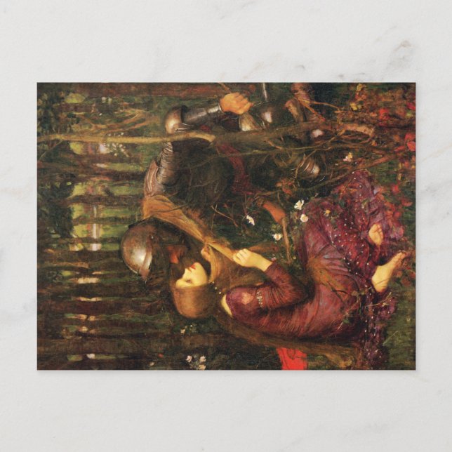 La Belle Dame sans Merci - John William Waterhouse Postkarte (Vorderseite)