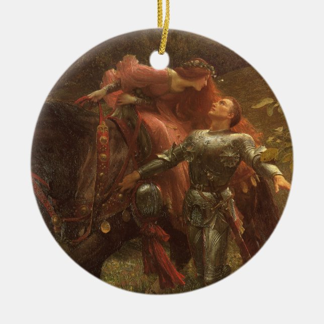 La Belle Dame sans Merci Save the Date Keramikornament (Vorne)