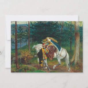 La Belle Dame Sans Merci   Walter Crane Karte