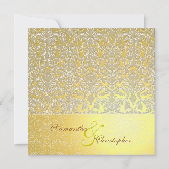 La Belle Epoch Hochzeit Einladungen (Vorderseite)