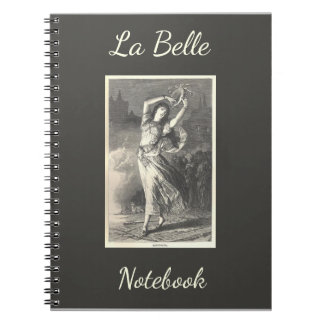La Belle Esmeralda Spiral Foto Notebook Notizblock