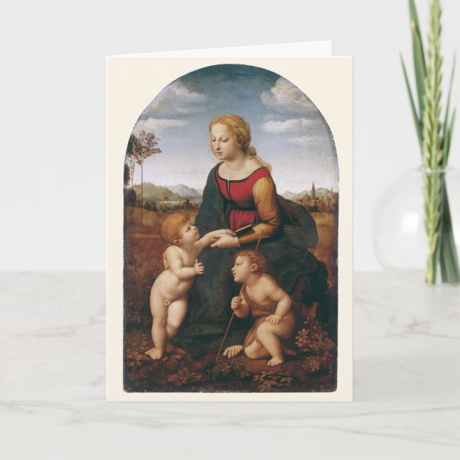 La Belle Jardinière von Rapahel Karte (Vorderseite)