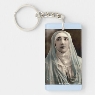 La Belle Otero als Nonne Schlüsselanhänger