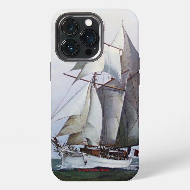 La Belle Poule iPhone 13 Pro Hülle (Hinten)