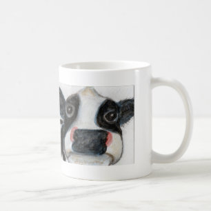 La belle tasse de vache personnalisent Noël