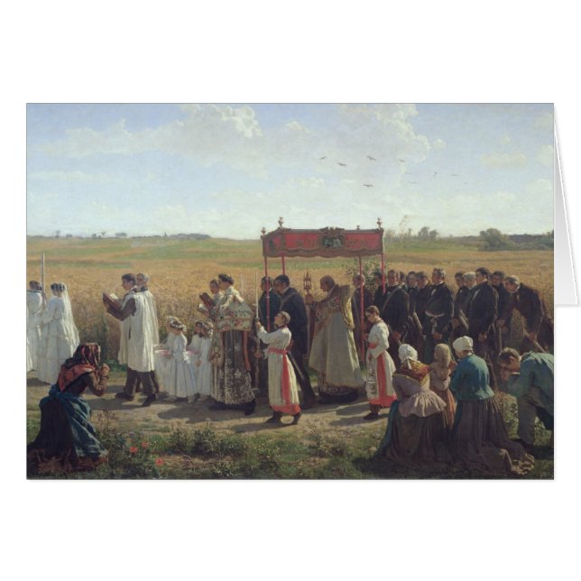 La bénédiction du blé dans l'Artois, 1857 (Devant horizontal)