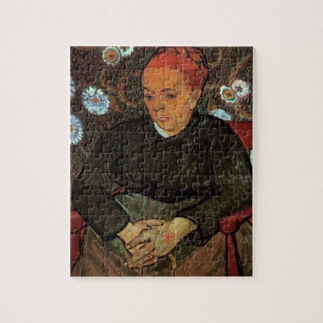 La Berceuse (Augustine Roulin) von Vincent van Gog (Vertikal)