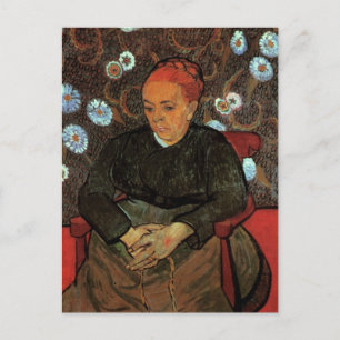 La Berceuse (Augustine Roulin) von Vincent van Gog Postkarte