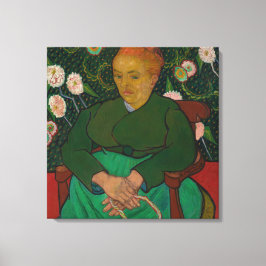 La Berceuse (Frau wiegt eine Wiege - Augustine-Ali Leinwanddruck