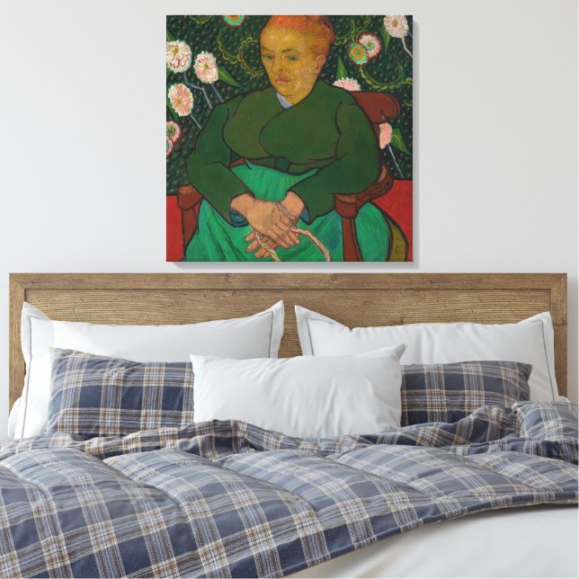 La Berceuse (Woman Rocking a Cradle- Augustine-Ali Leinwanddruck (Insitu (Schlafzimmer))