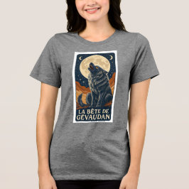 LA BETE DE GEVAUDAN-Shirt Tri-Blend Shirt