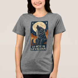 LA BETE DE GEVAUDAN-T-Shirt Tri-Blend Shirt