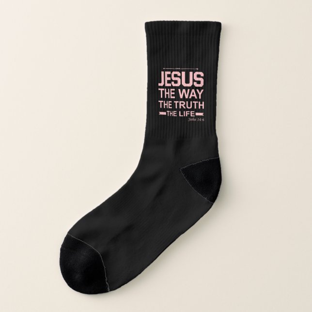 La Bible chrétienne Verse Jésus Vérité Vérité Vie (Gauche - extérieur)