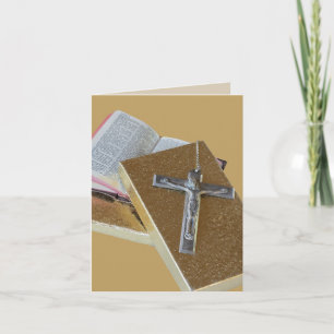 La Bible cite Jésus crucifix collier croisé