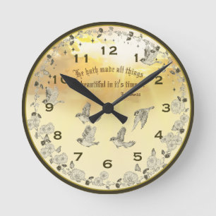 La Bible Verse Horloge - Il A Fait Toutes Les Chos