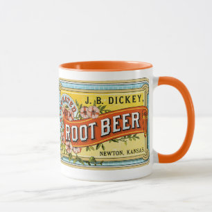 La bière racine Vintage de Dickey - Mug