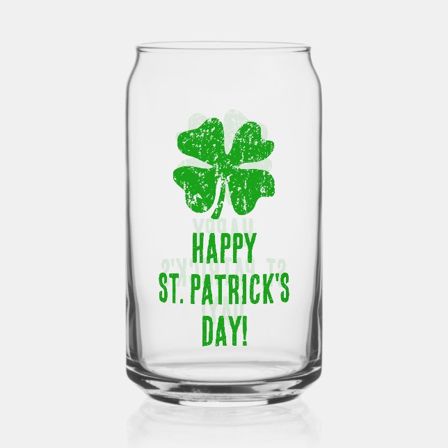 La bière St Patrick's Day peut prendre un verre av (Recto)