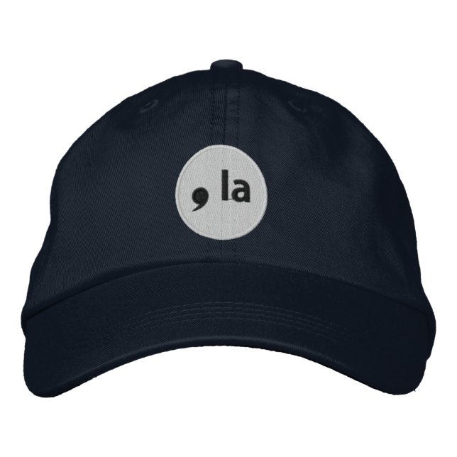 ,la Blue Hat Bestickte Baseballkappe (Vorderseite)
