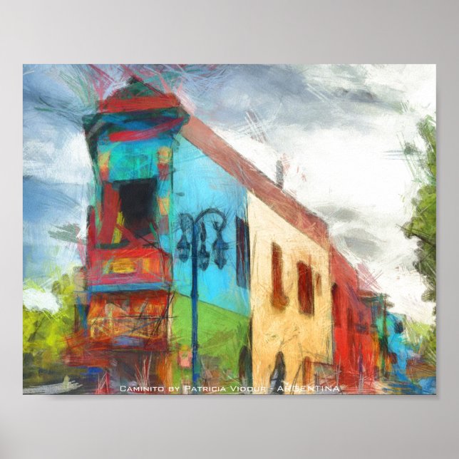La Boca Caminito Poster (Vorne)