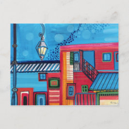 La Boca Houses ARGENTINA Postkarte