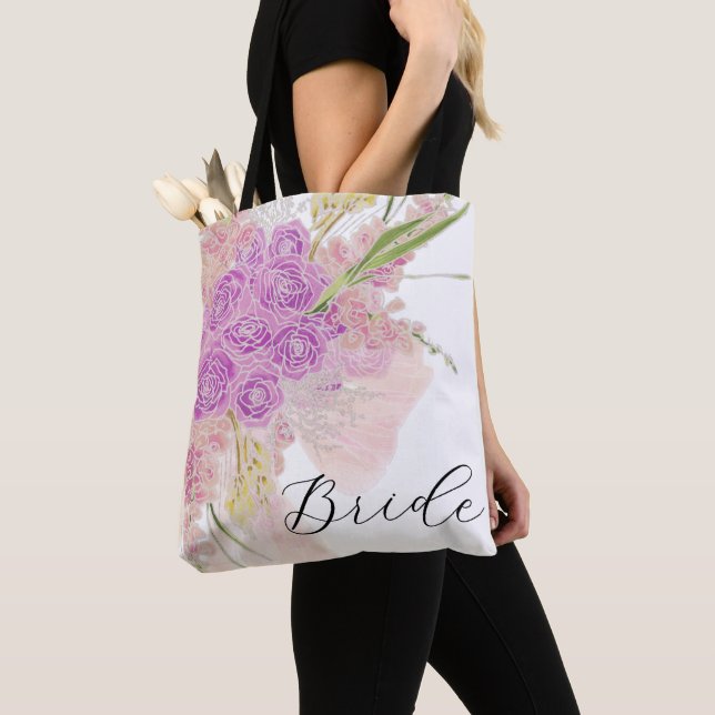 La Boca Rosa Blush Sheer Bogen Bouquet Tasche (Von Nahem)