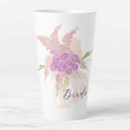 La Boca Rosa Brautjungfer Erröten Bogen Blumenstra Milchtasse