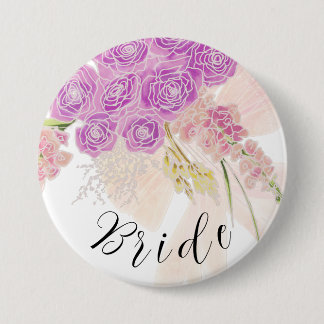 La Boca Rosa Röte zarter Bogen und Bouquet Bräute Button