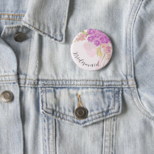 La Boca Vendretti rosa Blumenstrauß Brautjungfer Button