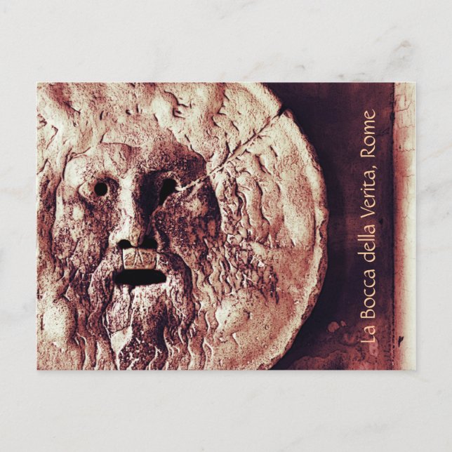 La bocca della verita, Rom Postkarte (Vorderseite)