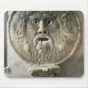 La Bocca di Verita (der Mund der Wahrheit) (Foto) Mousepad