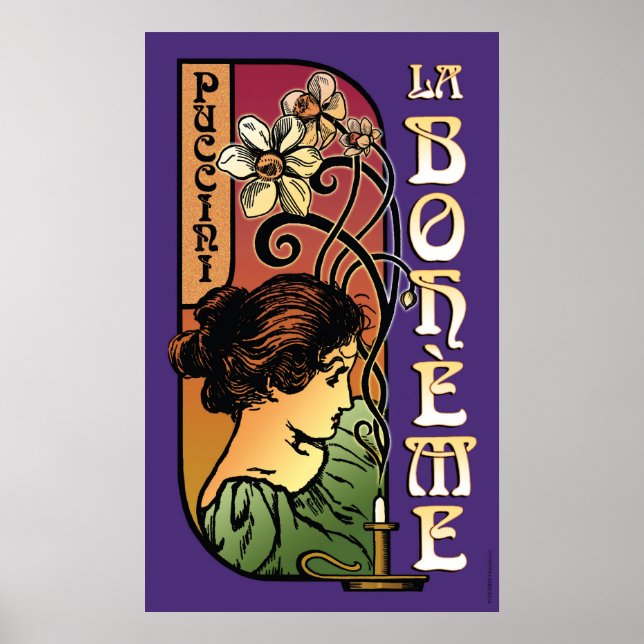 La Boheme, Opera Poster (Vorne)