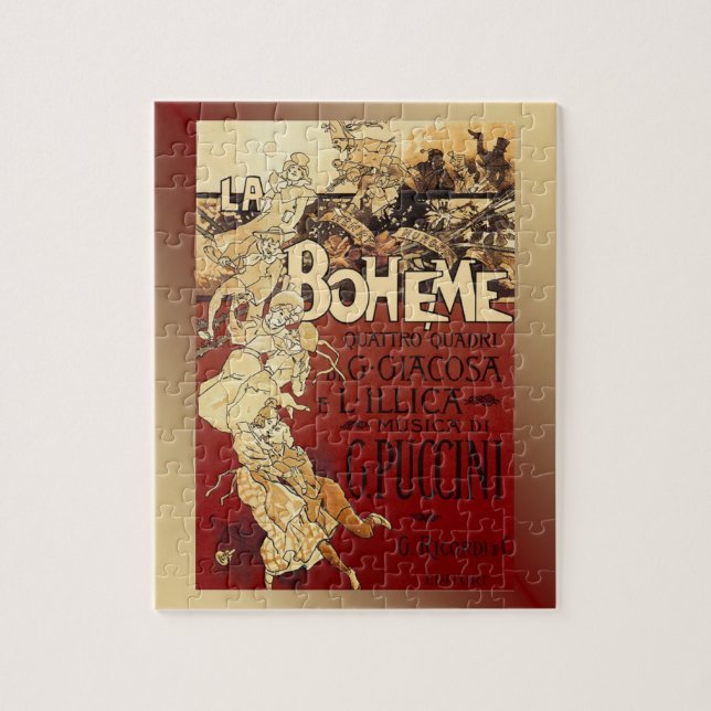 La Boheme ~ Puccini Opera 1896 Poster ~ (Vertikal)