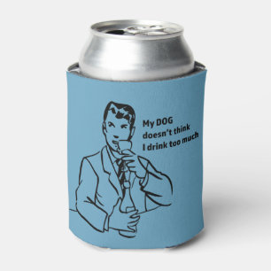 La boisson trop de rétro homme peut glacière