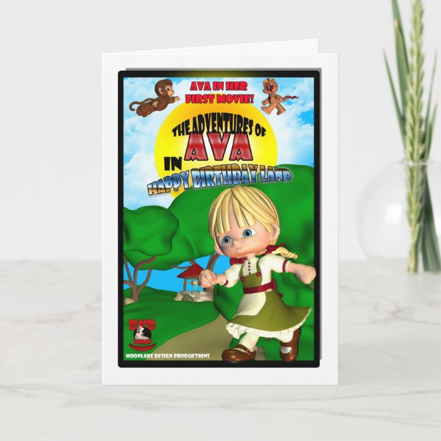 La boîte de la carte d'anniversaire d'Ava DVD (Devant)